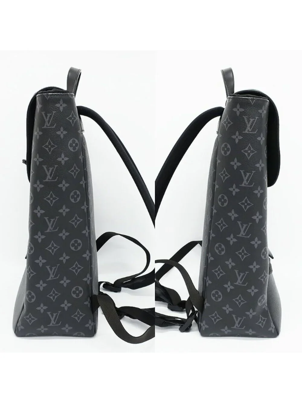 Louis Vuitton Ten Saumur Backpack Monogram Eclipse Black